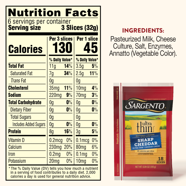 00226 SL UltrThn ShrpChddr Ecomm CarouselNutrition