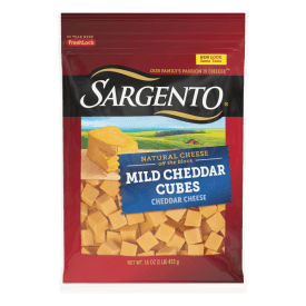 Sargento® Natural Mild Cheddar Cheese Cubes, 16 oz