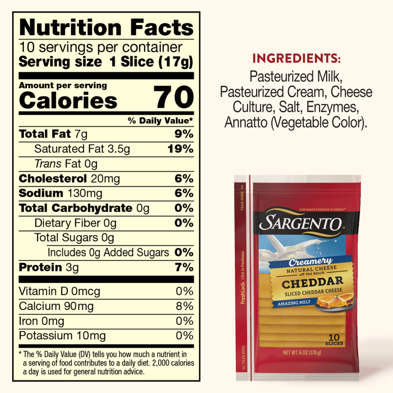 02046 SL Crmry Chddr Ecomm CarouselNutrition