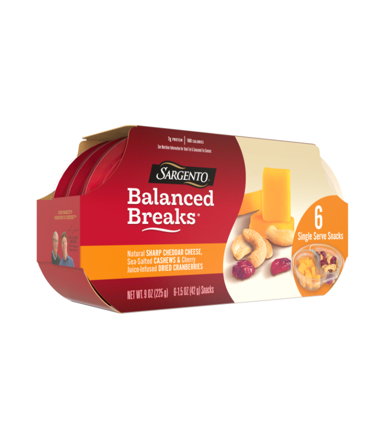 Sargento® Balanced Breaks® Natural Sharp Cheddar Cheese, Sea