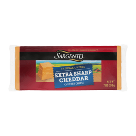 Sargento® Natural Extra Sharp Cheddar Block Cheese, 7 oz