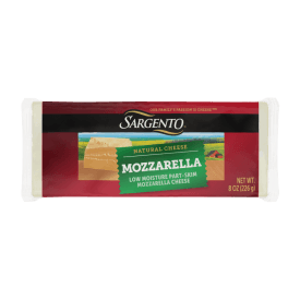 Sargento® Natural Mozzarella Block Cheese, 8 oz