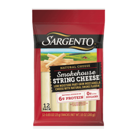 Sargento®  Smokehouse Natural String Cheese™ Cheese Sticks, 12-pack