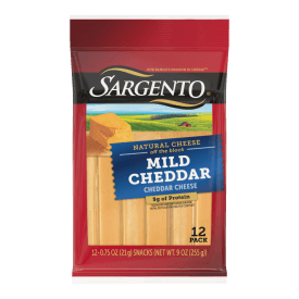 Sargento® Mild Cheddar Cheese Sticks, 12-Count