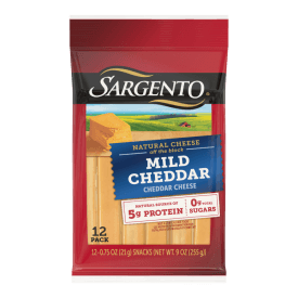 Sargento® Mild Cheddar Cheese Sticks, 12-Count