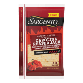 Sargento® Carolina Reaper Monterey Jack Sliced Cheese, 10 Slices