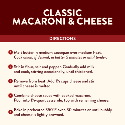 40028 SH MldChddr Ecomm Recipe Infographic3