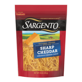 Sargento® Natural Sharp Cheddar Shredded Cheese, Fine Cut, 8 oz