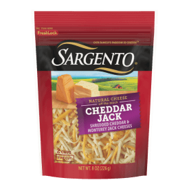 Sargento® Natural Cheddar Jack Shredded Cheese, Fine Cut, 8 oz