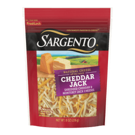 Sargento®  Cheddar Jack Natural Shredded Cheese, Fine Cut, 8 oz.