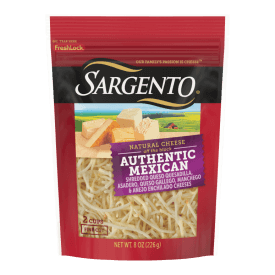 Sargento® Natural Authentic Mexican Shredded Cheese, Fine Cut, 8 oz