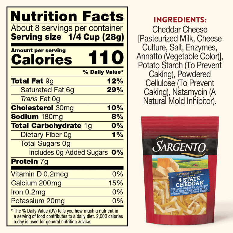 41106 SH 4SttChddr Ecomm CarouselNutrition