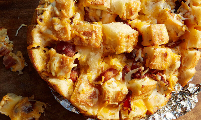 Cheddar Bacon Pull Apart Bread