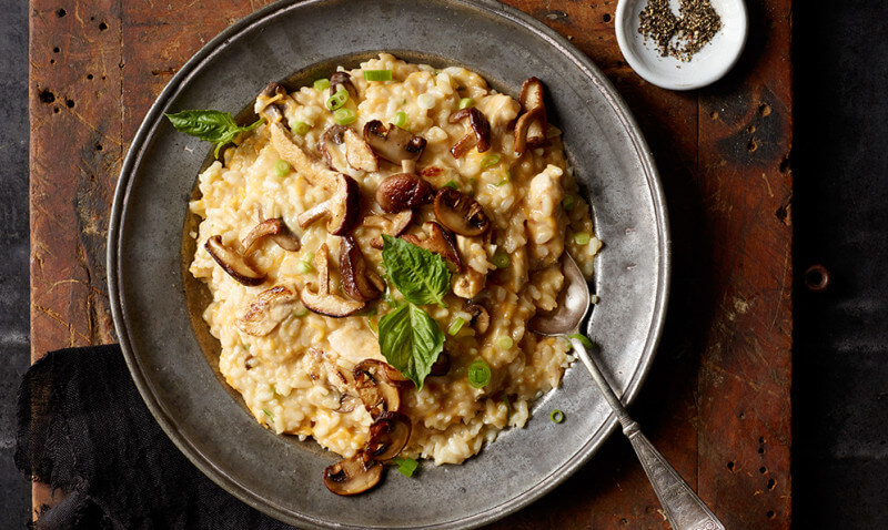 Cheesy Chicken Risotto