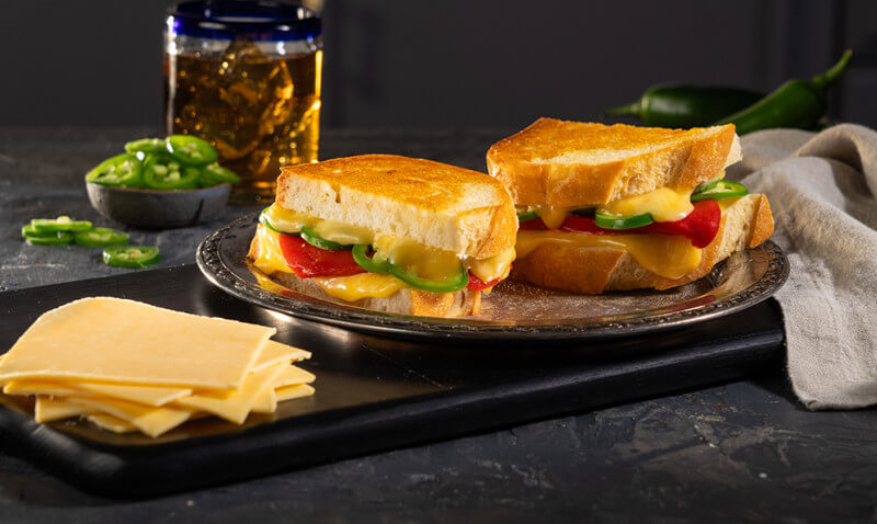 GoudaRedPepperGrilledCheese