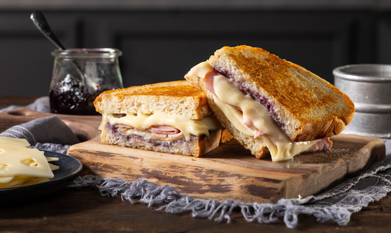 HamSwissBlueberryGrilledCheese