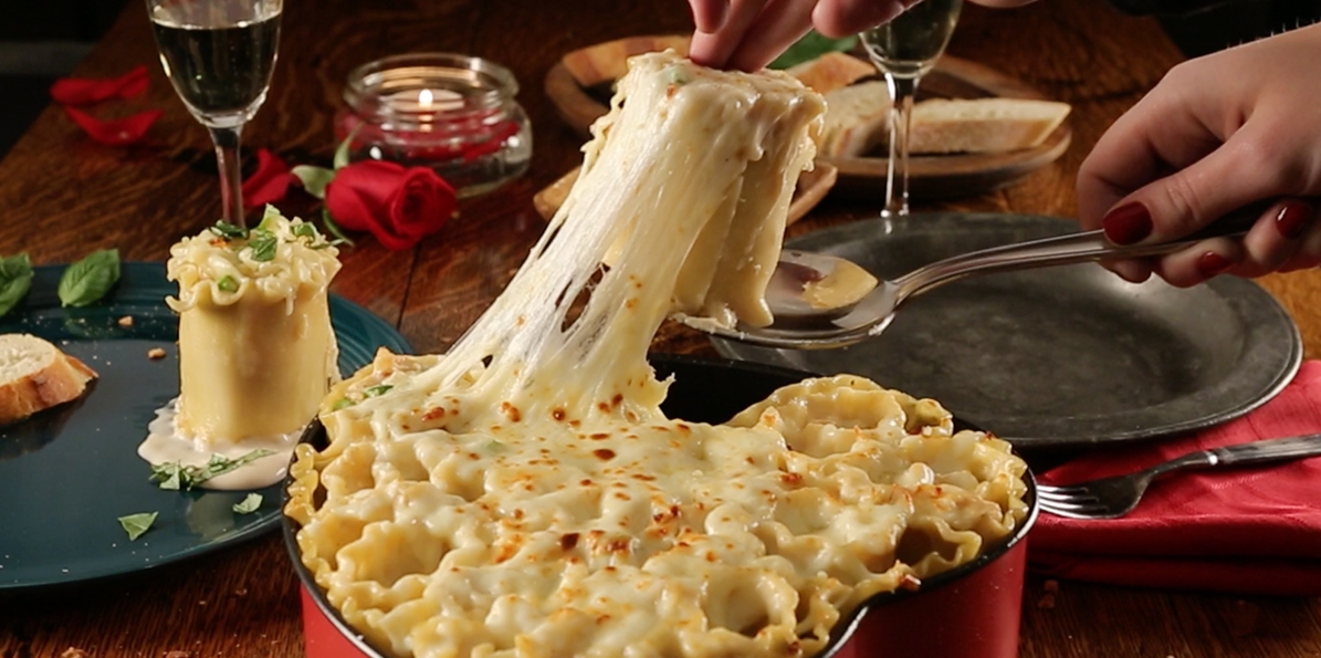 Heart Shape Lasagna Roll-Ups | Sargento® Foods Incorporated