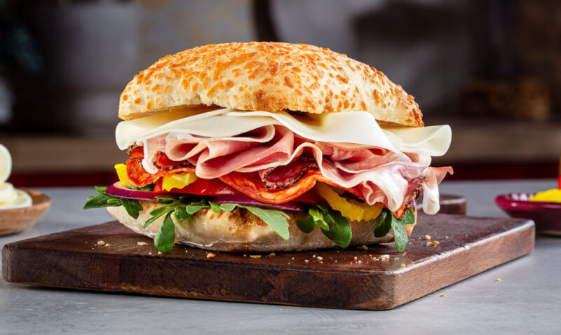 ItalianProvoloneSandwich LowAngle