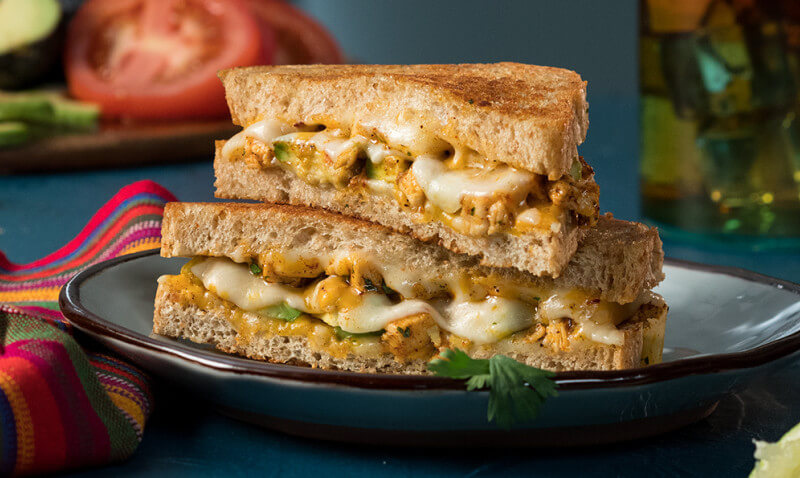 Mexi Chicken Grilled Cheese web