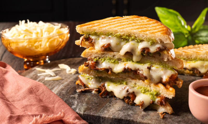 Pesto Beef GrilledCheese