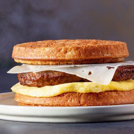 WaffleBreakfastSandwich LowAngle