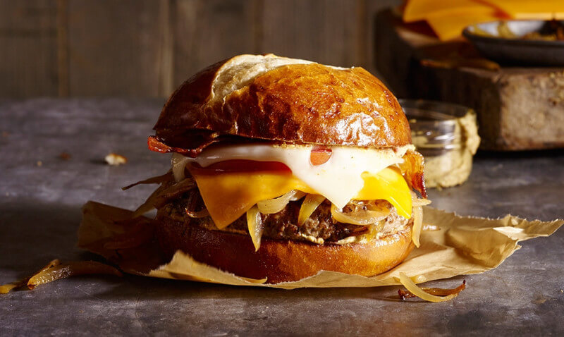 bacon double cheeseburger