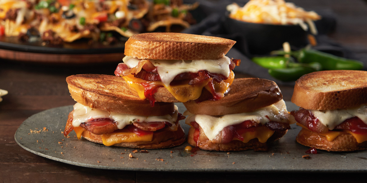 Double Pork & Cheese Sliders | Sargento® Foods Incorporated
