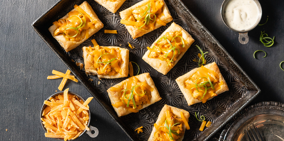 Cheesy Buffalo Chicken Puffs | Sargento® Foods Incorporated
