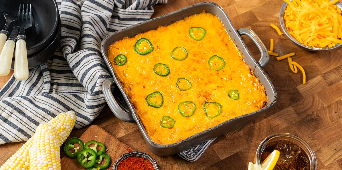 Cheddar Jalapeño Corn Casserole | Sargento® Foods Incorporated