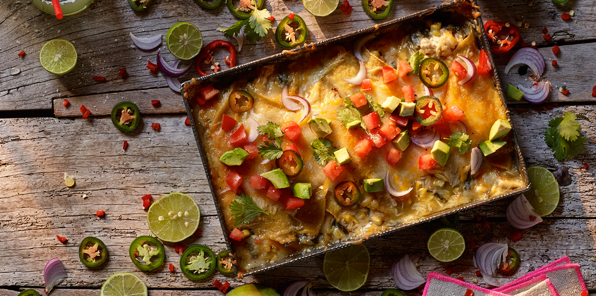 Chicken & Spinach Enchiladas | Sargento® Foods Incorporated