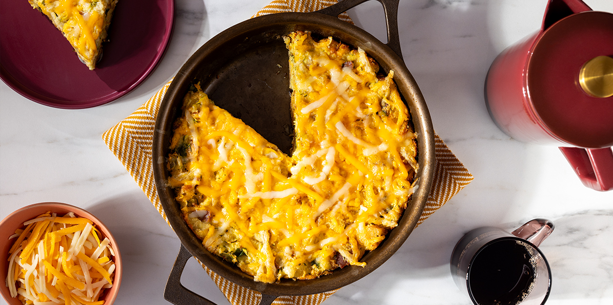 Zucchini & Cheddar Ciabatta Frittata | Sargento® Foods Incorporated