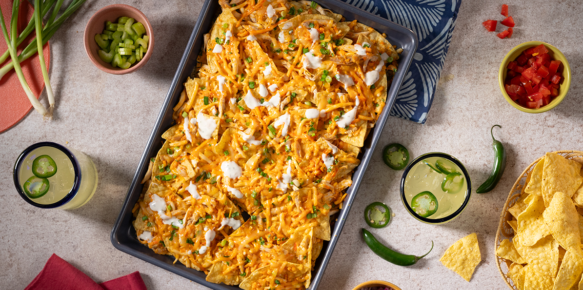 Spicy Buffalo Chicken Nachos | Sargento® Foods Incorporated