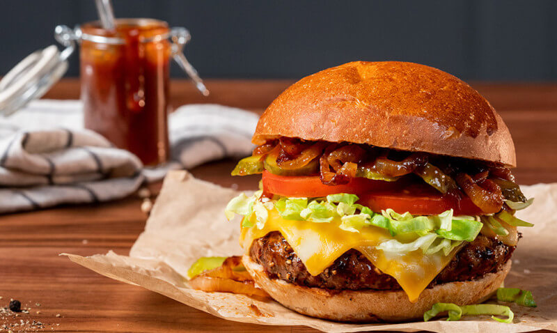 peppercorn burger