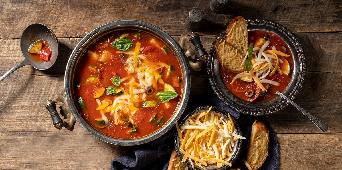 Pepperoni Pizza Soup | Sargento® Foods Incorporated