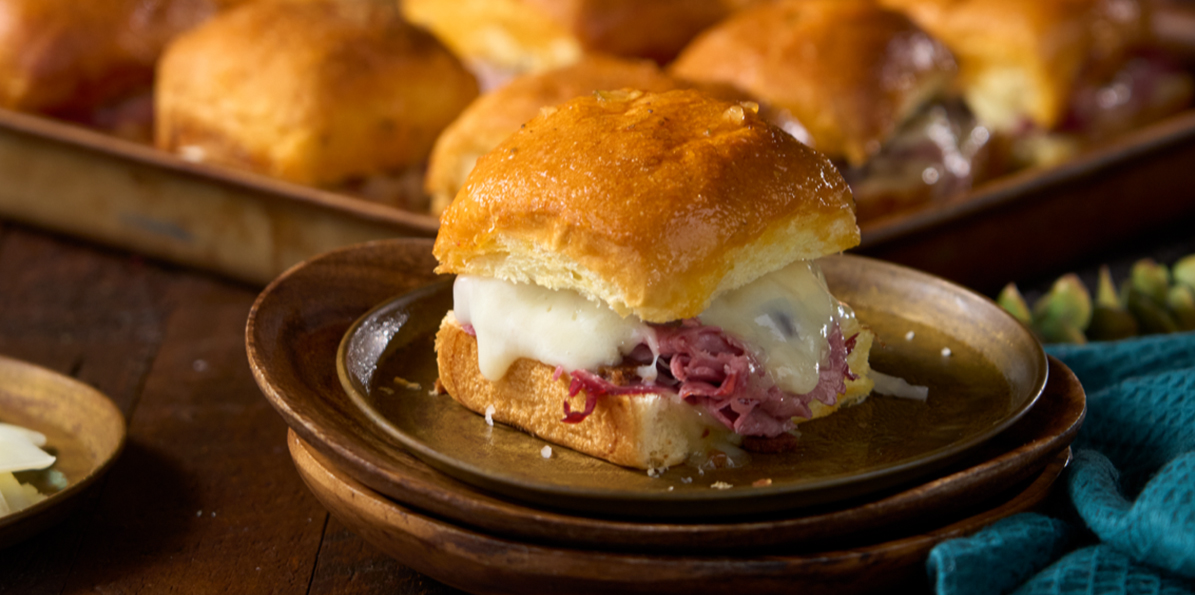 St. Patty’s Day Reuben Sliders | Sargento® Foods Incorporated