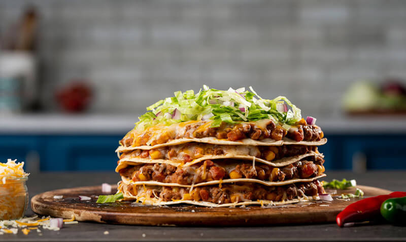 tostada stack